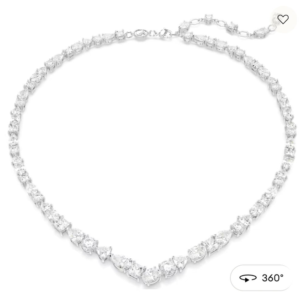 NWT brand new Swarovski V tennis necklace (Mesmera)